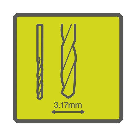 Ryobi RAR402-8 3,2 mm-es szabványos hegyes bitek (8 db-os)
