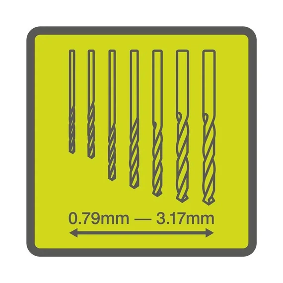 Ryobi RAR401-7 7db kis fúrószár készlet