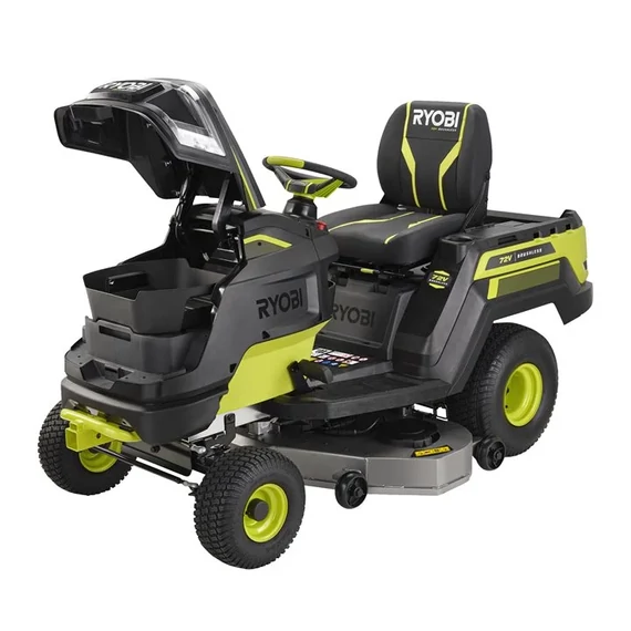 Ryobi RY72TMX117-310 72v 117cm akkumulátoros fűnyíró traktor akkumulátorokkal és töltővel 5133006303