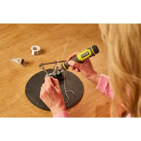 Ryobi USB LITHIUM RSI4-120G 4v akkumulátoros forrasztópáka akkumulátorral és USB C kábellel 