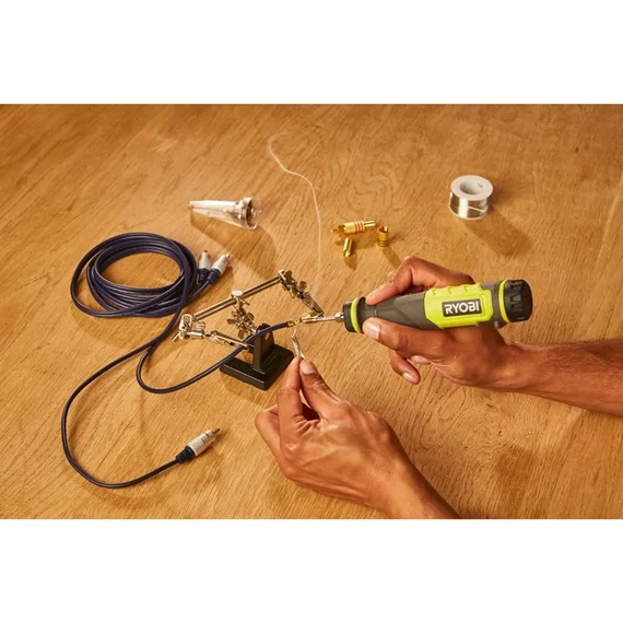 Ryobi USB LITHIUM RSI4-120G 4v akkumulátoros forrasztópáka akkumulátorral és USB C kábellel 