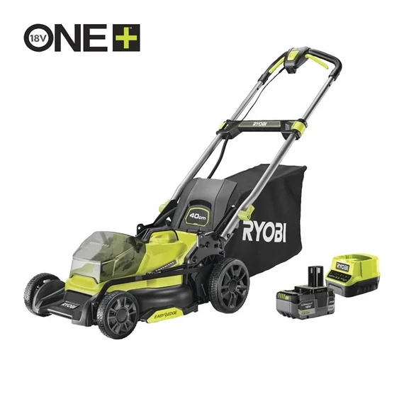 5133006289 Ryobi ONE+ RY18LMX40C-150 18V  szénkefe nélküli 40cm fűnyíró akku (5,0ah) és töltővel