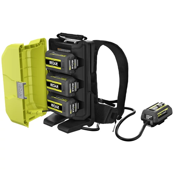5133005804 Ryobi MAX POWER RY36BP3PA-0 36 V Hátravehető akkumulátor tartó 3 darabos tárhely akku és töltő nélkül