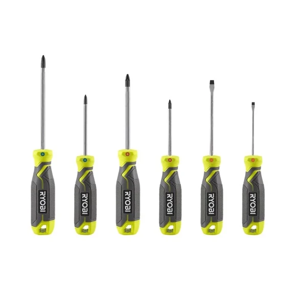 5132006045 Ryobi RHSDS6PC 6 db-os mágneses csavarhúzó készlet
