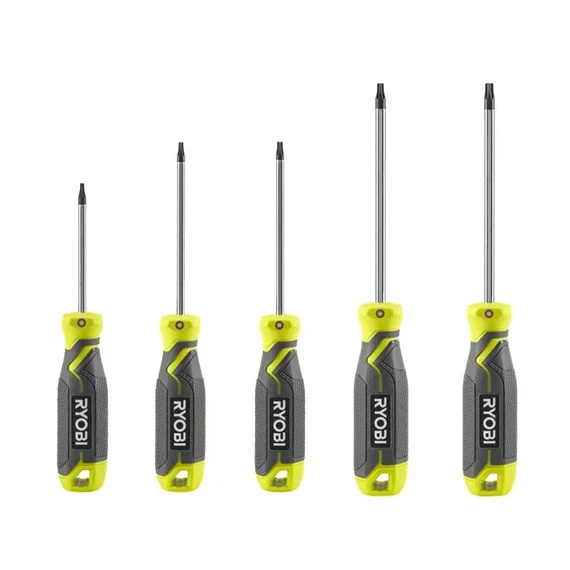 Ryobi RHSDST5 5 db-os mágneses Torx csavarhúzó készlet