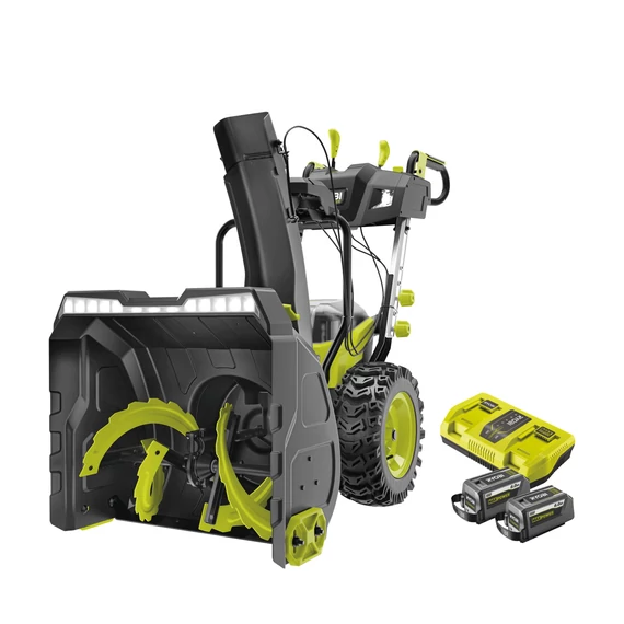 5133006241 Ryobi MAX POWER RY36STX61A-260F 36 V kefe nélküli, kétfokozatú 61 cm-es hómaró (2 x 6,0 Ah)