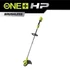 Ryobi ONE+ HP RY18LTX33A-0 18V szénkefementes akkumulátoros 33-cm es szegélyvágó akku és töltő nélkül 5133004888 