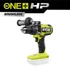 Ryobi ONE+ HP RPD18X-0 18V nagyteljesítményű szénkefe nélküli ütvefúró-csavarozó akku és töltő nélkül 5133004984