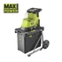 Ryobi MAX POWER RY36SHX40-0 36V akkumulátoros csendes működésű aprítógép akkumulátor és töltő nélkül 5133005451