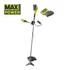 Ryobi MAX POWER RY36BCX30A-140 36V szénkefe nélküli 30 cm-es fűkasza akkumulátorral 4.0Ah és töltővel 5133005464