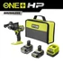 Ryobi ONE+ HP RPD18X-2C52S 18V nagyteljesítményű szénkefe nélküli ütvefúró-csavarozó (5.0Ah + 2.0Ah)akkukal és töltővel táskában 5133005527