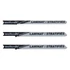 2674000 Wolfcraft Dekopírfűrészlap 3db készlet lamináthoz HCS U 25mm 100/75mm d=1.65mm