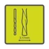 Ryobi RAR404-4 3,2 mm-es fa és műanyag fúró bitek (4 darabos)