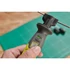 Ryobi USB LITHIUM RSI4-120G 4v akkumulátoros melegenvágó akkumulátorral és USB C kábellel adapterekkel
